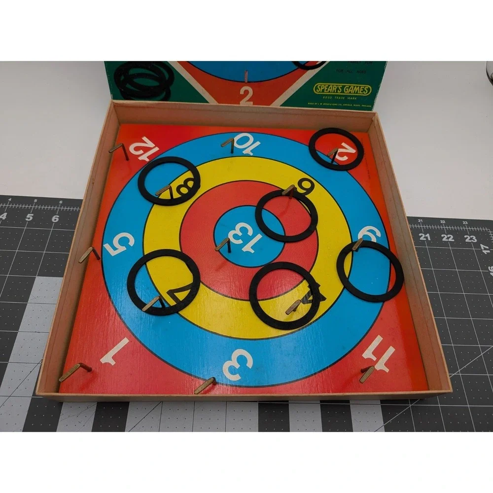 Spears Ring‎ Board Game Plywood 2003 Complete Vintage READ